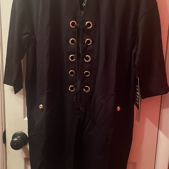 NWT Tuckernuck Black Ellington Dress, M or XXL - Picture 7 of 14